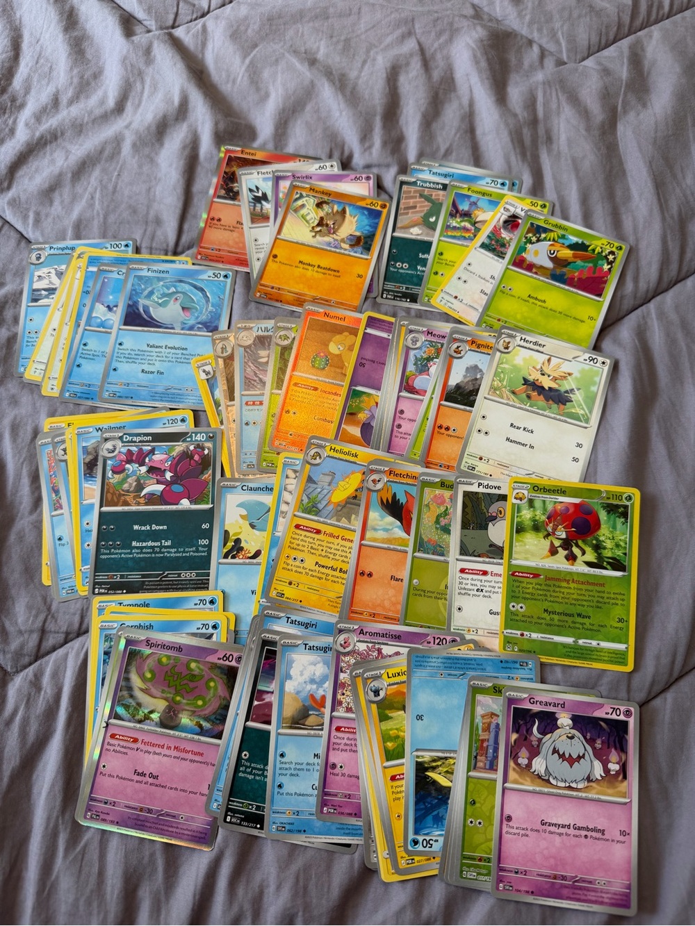Lot of 83 Pokemon cards